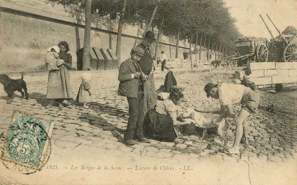 275 - PARIS - Les Berges de la Seine - Laveurs de Chiens