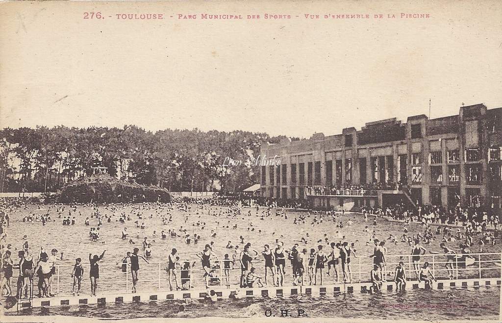 276 - Parc municipal des Sports - Vue d'ensemble de la Piscine