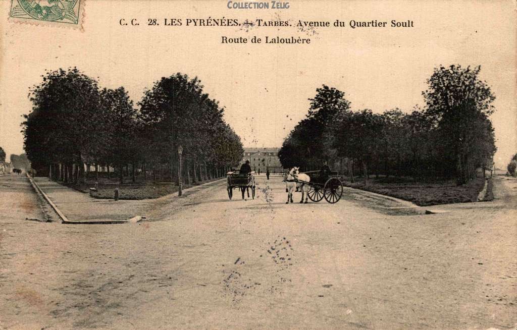 28 - TARBES - Avenue du Quartier Soult - Route de Laloubère