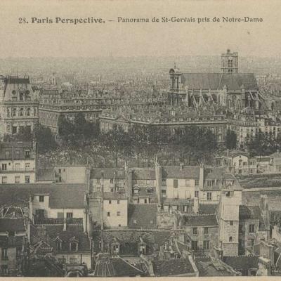 28 - Panorama de Saint-Gervais pris de Notre-Dame