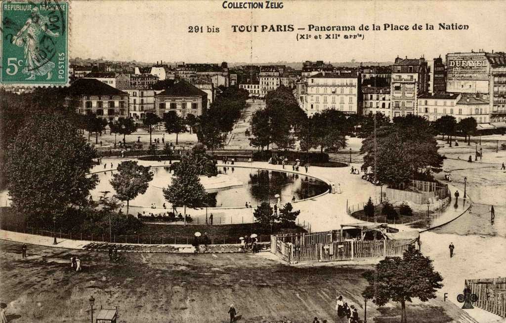 291 bis - Panorama de la Place de la Nation