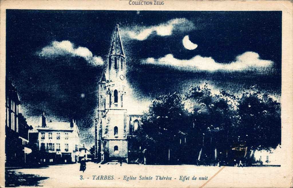 3 - Eglise Ste-Thérèse - Effet de Nuit