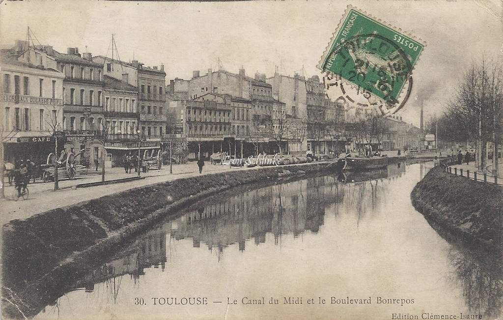 30 - Le Canal du Midi et Boulevard Bonrepos
