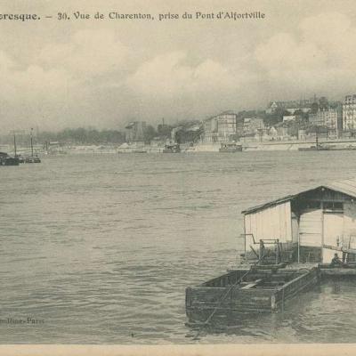 30 - Vue de Charenton prise du Pont d'Alfortville