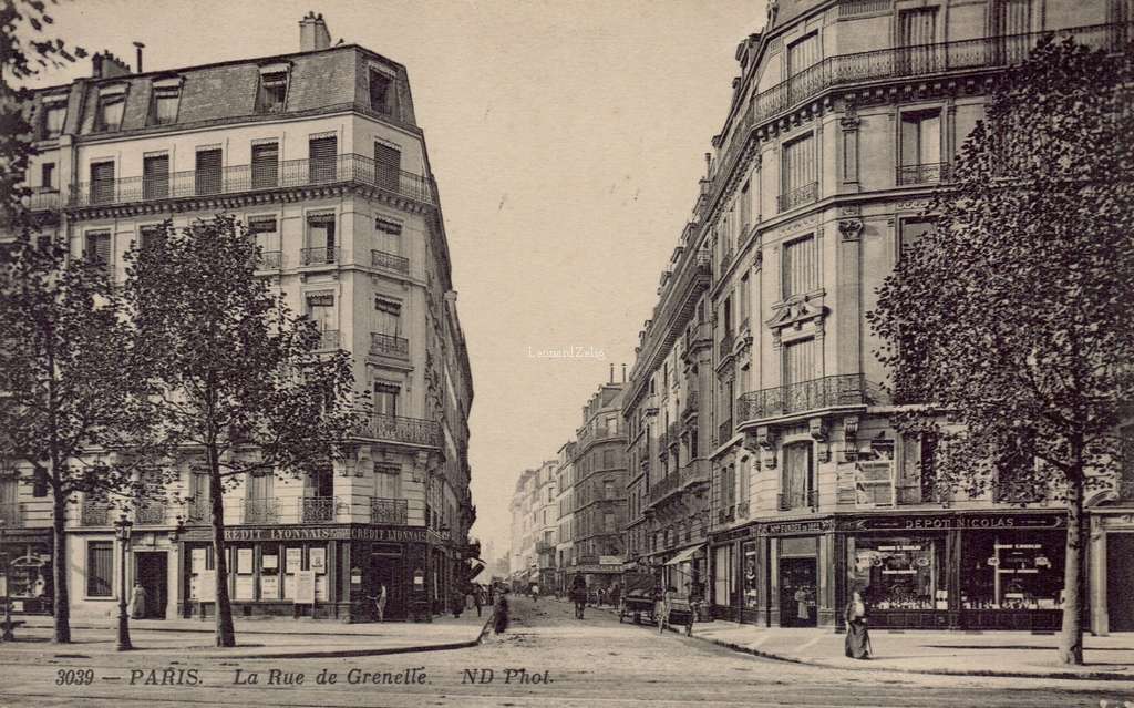 ND 3039 - PARIS - La Rue de Grenelle