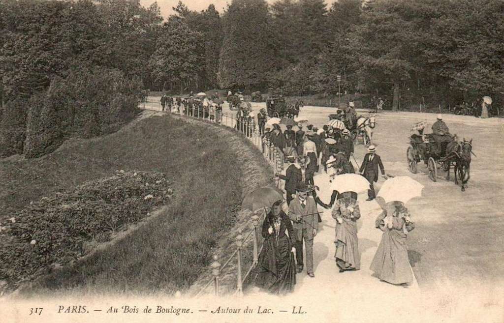 317 - PARIS - Au Bois de Boulogne - Autour du Lac