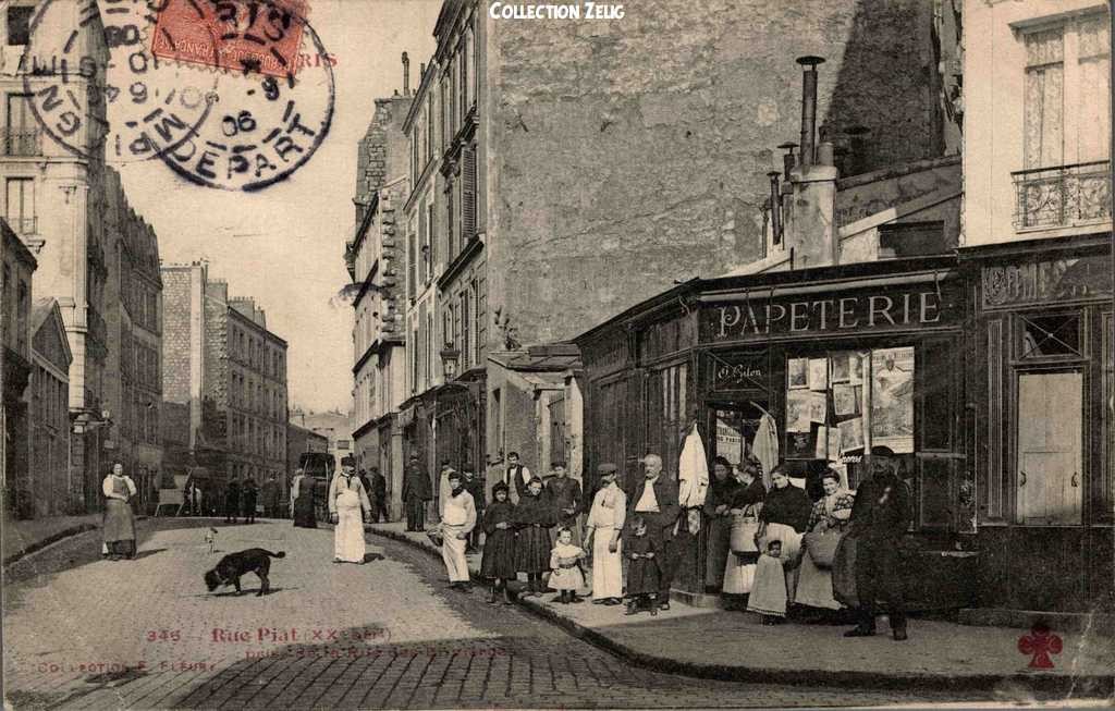 346 - Rue Piat et la Rue des Envierges