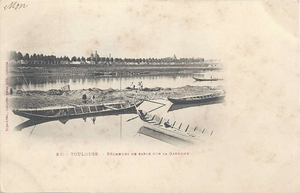 35 - Pêcheurs de Sable sur la Garonne