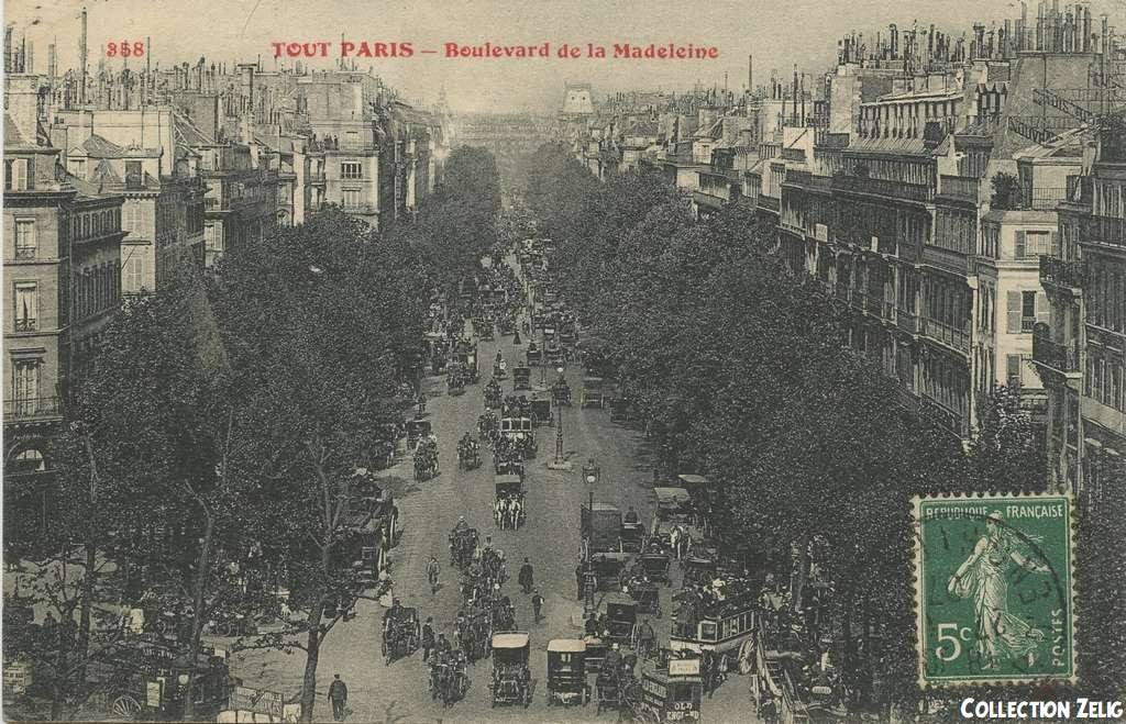 358 - Boulevard de la Madeleine