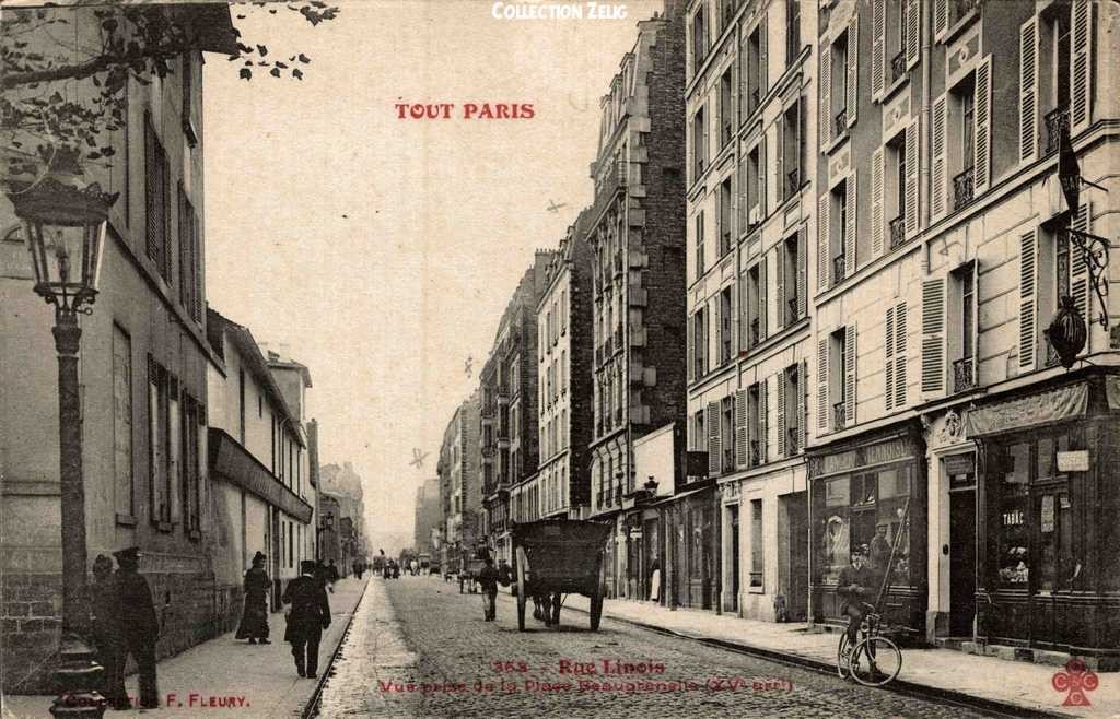 363 - Rue Linois, vue prise de la Place Beaugrenelle