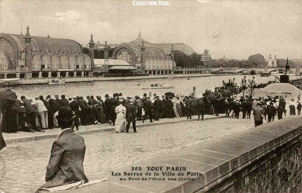 365 - Les Serres de la Ville de Paris au Pont de l'Alma - Les Joutes