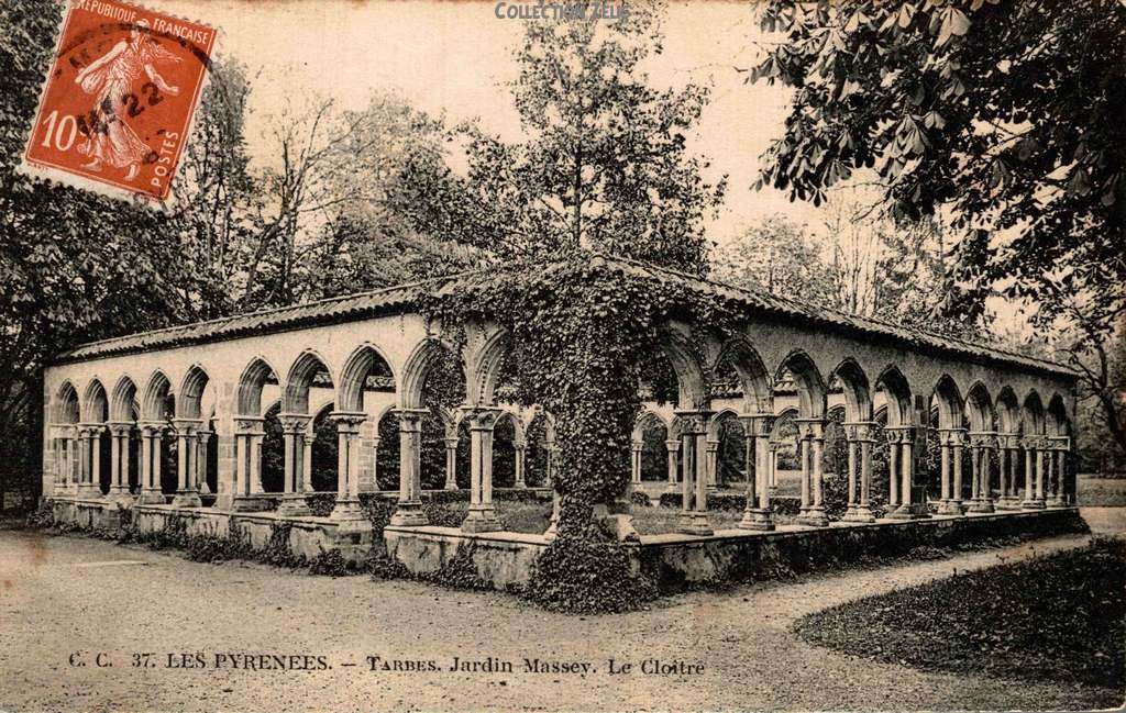 37 - TARBES - Jardin Massey - Le Cloître