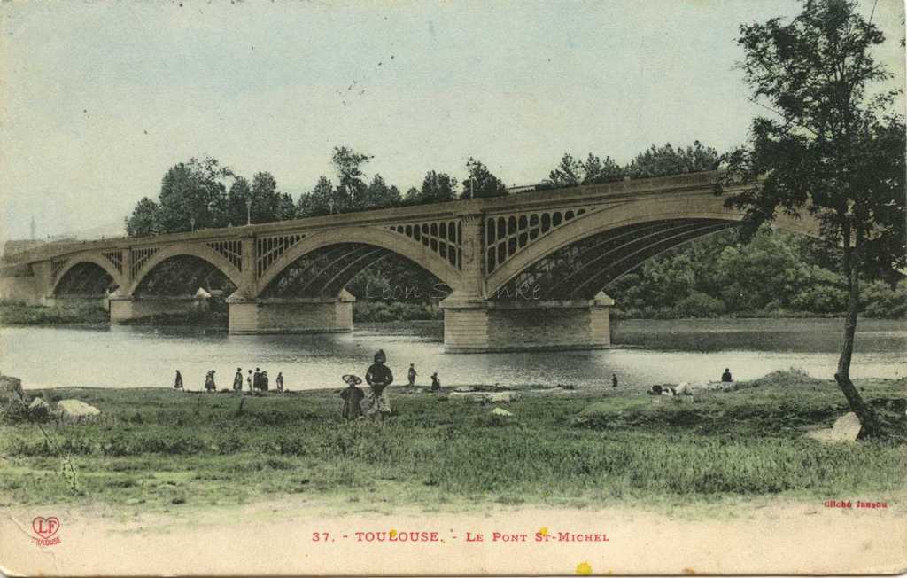 37 - Le Pont St-Michel (couleur)