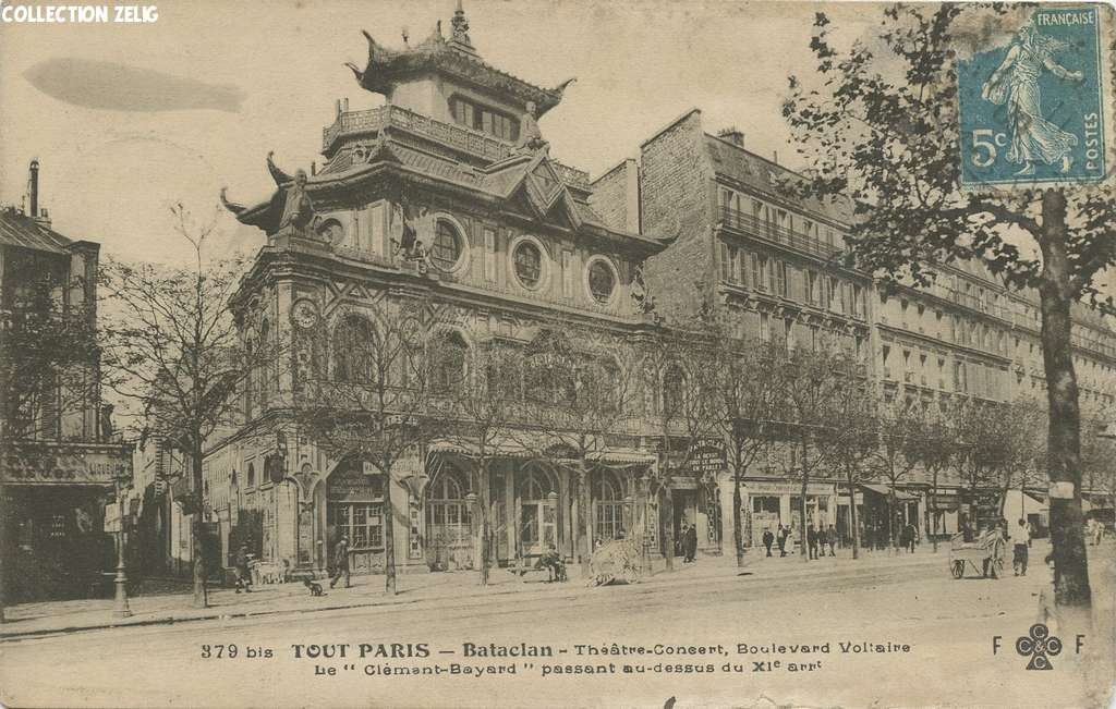 379 bis - Bataclan, Théâtre-Concert - Boulevard Voltaire
