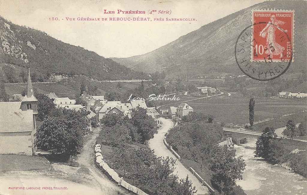 4 - 150 - Vue générale de Rebouc-Debat près Sarrancolin