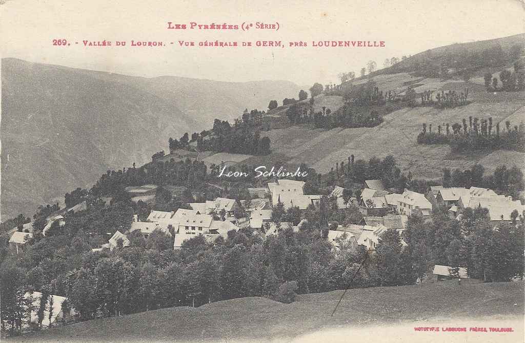 4 - 269 - Vallée du Louron - Vue générale de Germ près Loudenvielle