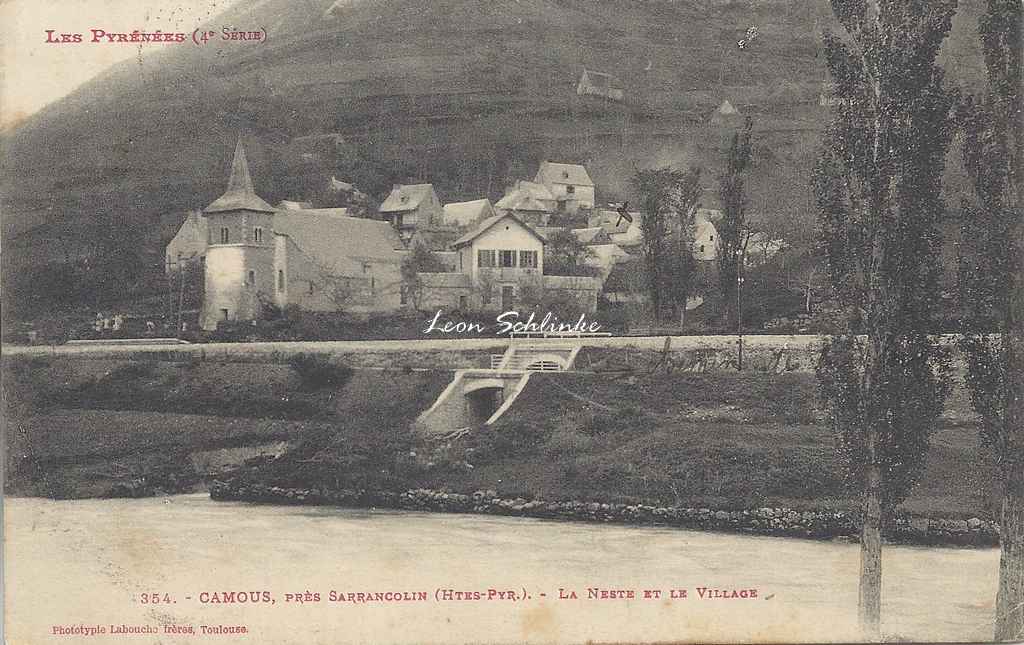 4 - 354 - Camous près Sarrancolin - La Neste et le Village