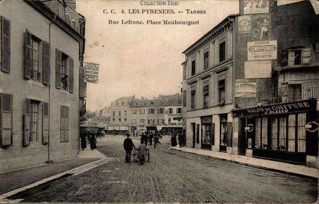 4 - TARBES - Rue Lefranc - Place Maubourguet