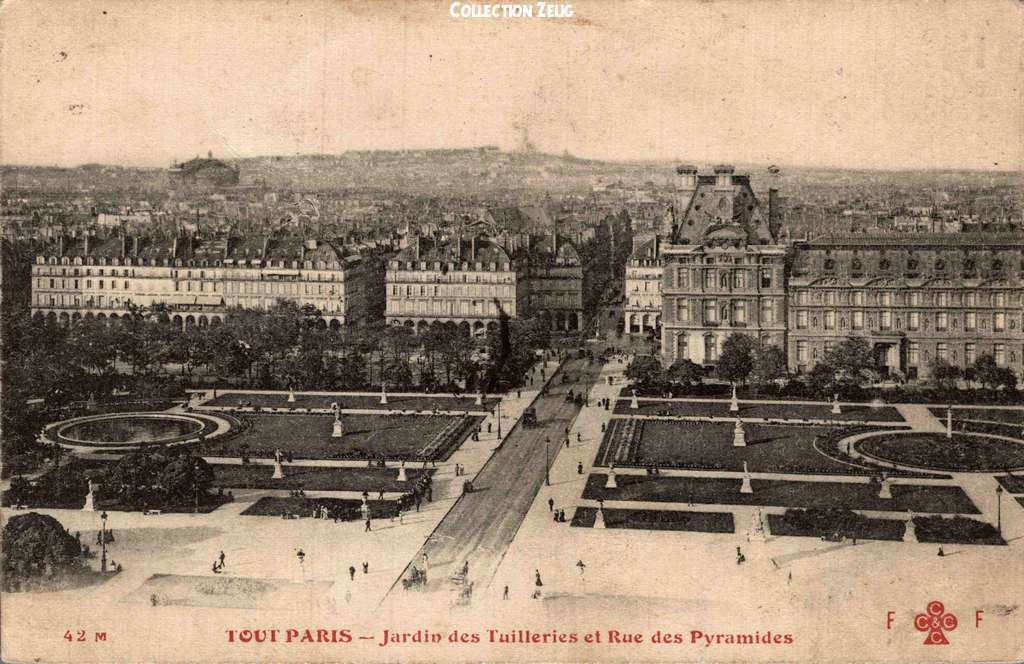 42 M - Jardin des Tuileries et Rue des Pyramides