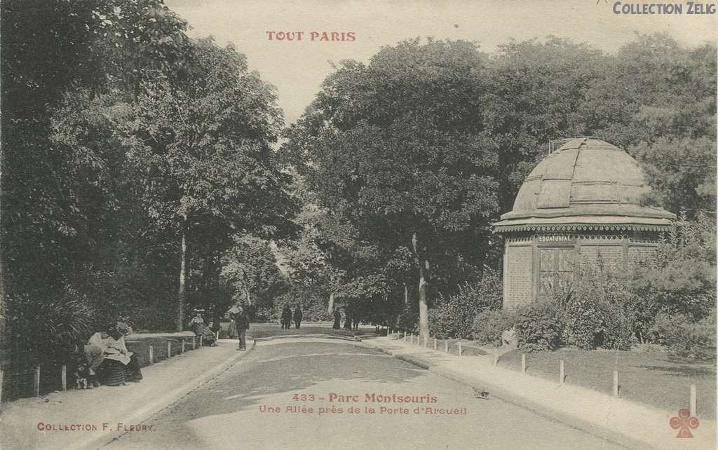 433 - Parc Montsouris - Une Allée près de la Porte d'Arcueil