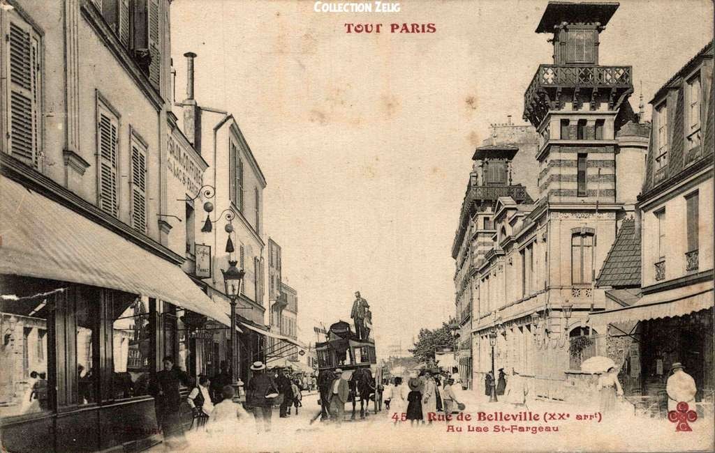 45 - Rue de Belleville au Lac St-Fargeau