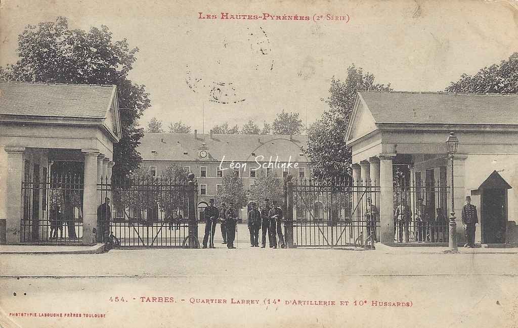 454 - Quartier Larrey - 14° d'Artillerie et 10° Hussards