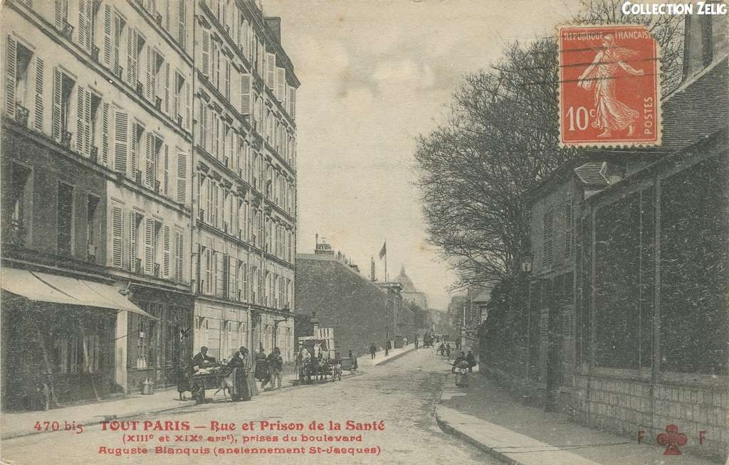 470 bis - Rue et Prison de la Santé prises du Boulevard Auguste-Blanqui