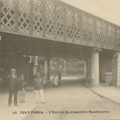 48 - L' Entrée du Cimetière Montmartre