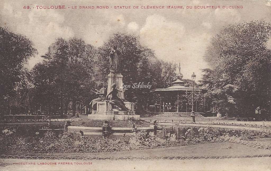 48 - Le Grand Rond  -  Statue de Clémence Izaure