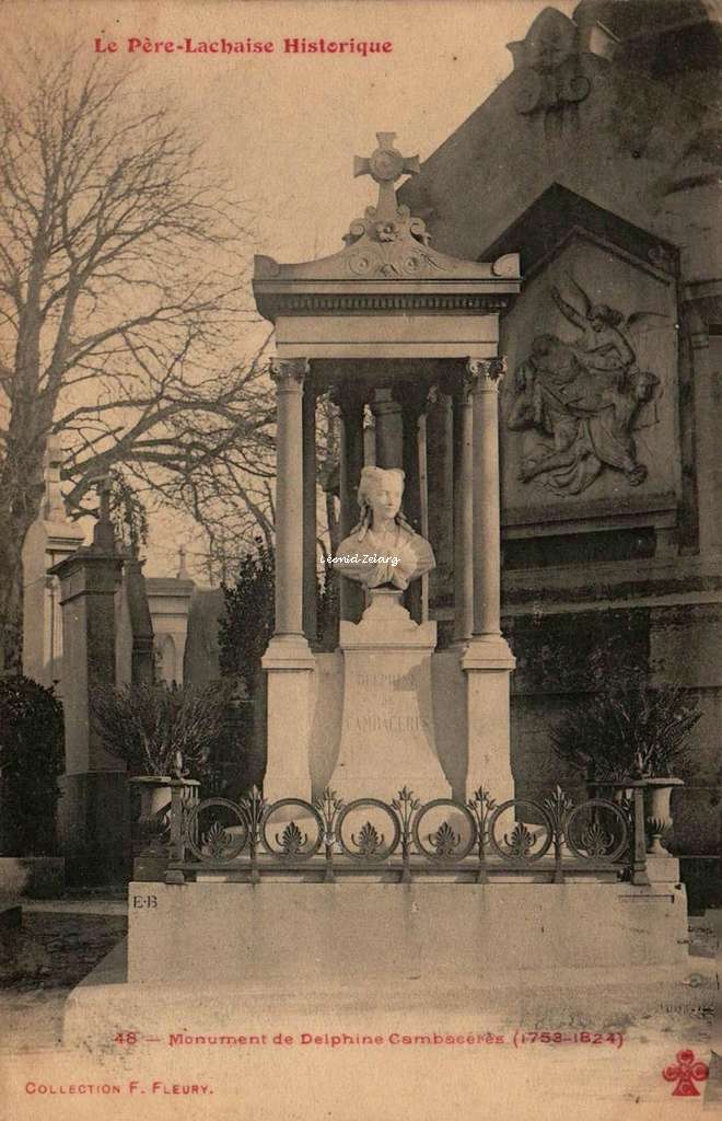 48 - Monument de Delphine Cambacérès (1753-1824)