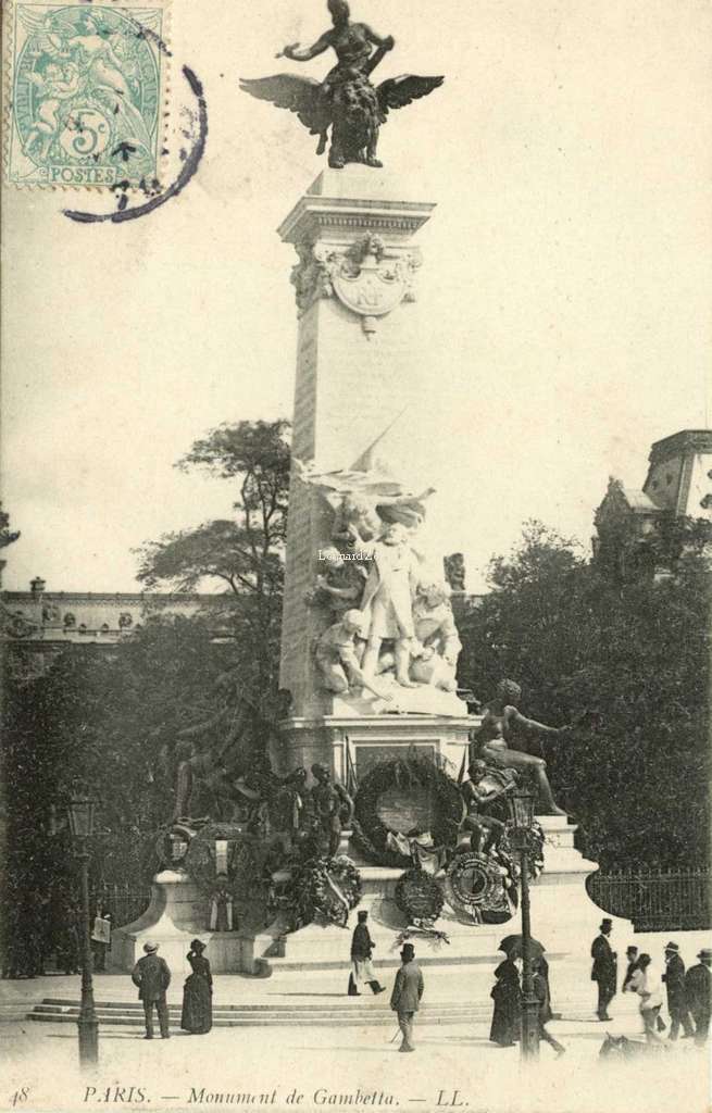 48 - PARIS - Monument de Gambetta