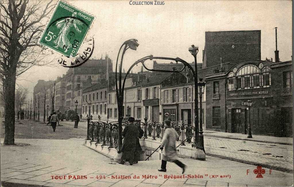 494 - Station du Métro Bréguet-Sabin