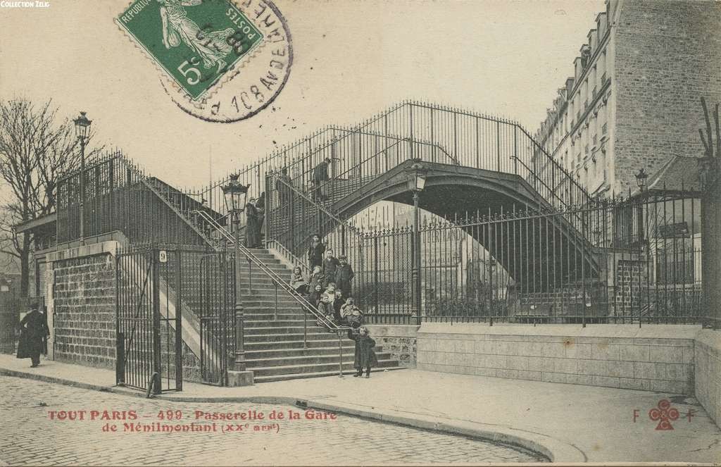 499 - Passerelle de la Gare de Ménilmontant