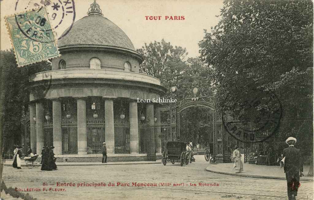 51 - Entrée principale du Parc Monceau - La Rotonde