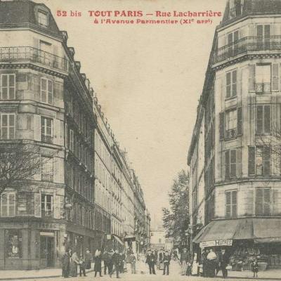 52 bis - Rue Lacharrière à l'Avenue Parmentier