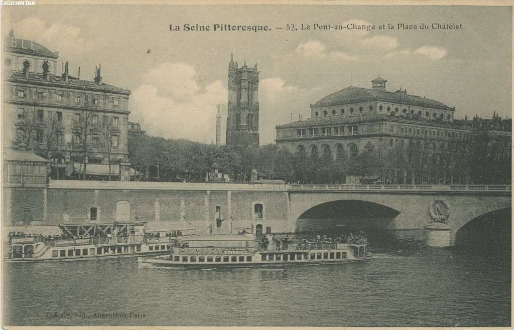 52 - Le Pont au Change et la Place du Châtelet