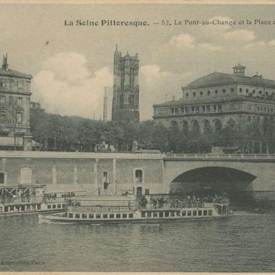 52 - Le Pont au Change et la Place du Châtelet