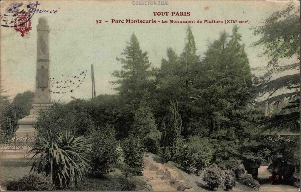 52 - Parc Montsouris - Le Monument de Flatters