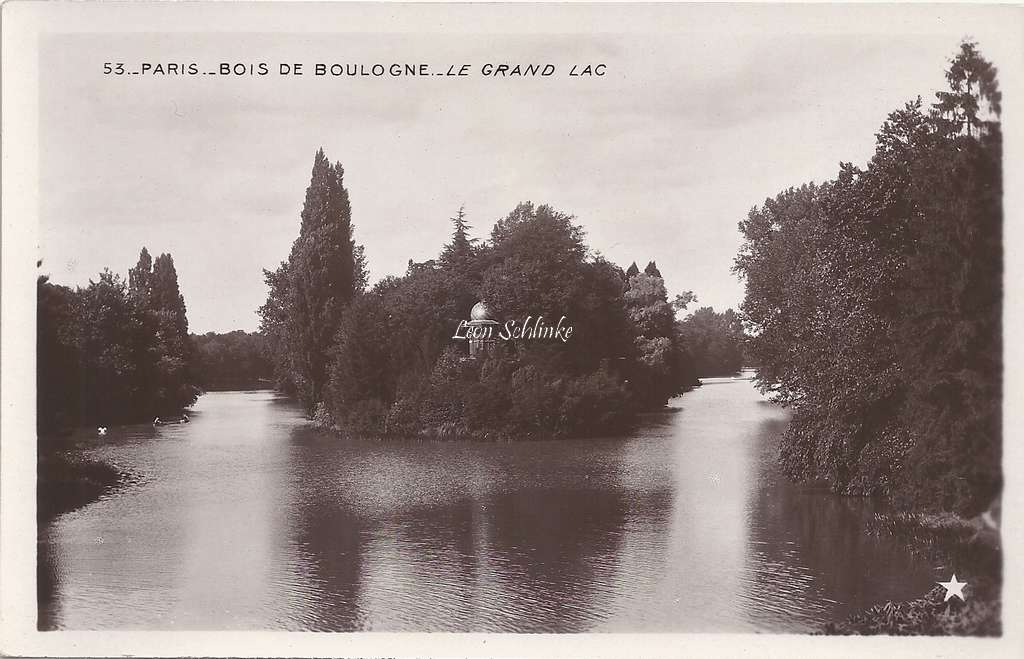 53 - Bois de Boulogne - Le Grand Lac