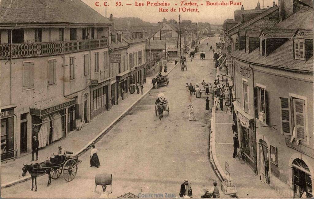 53 - TARBES - Bout du Pont - Rue de l'Orient