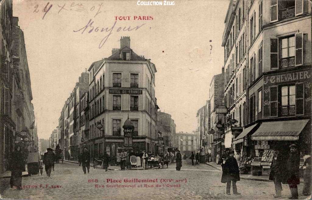 558 - Place Guilleminot - Rue Gujilleminot et Rue de l'Ouest