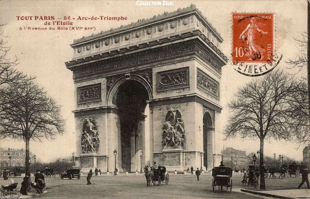 56 - Arc-de-Triomphe à l'Avenue du Bois