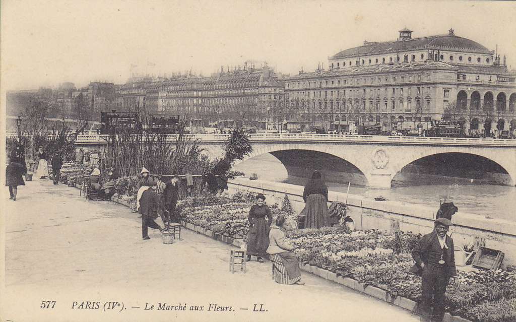 577 - PARIS - Le Marché aux Fleurs