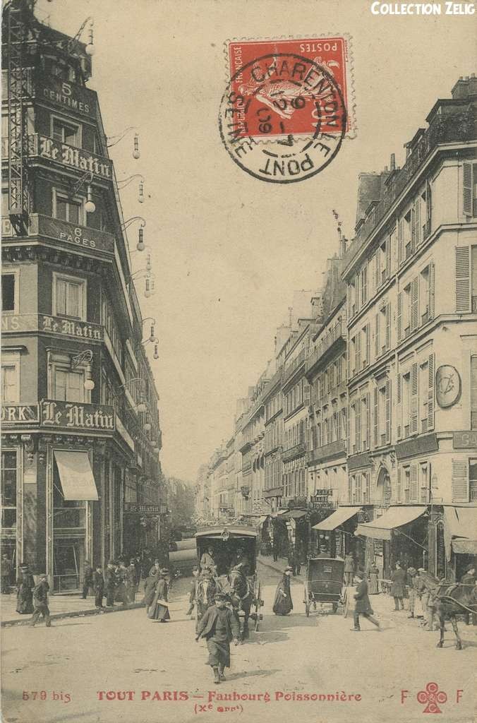 579 bis - Faubourg Poissonnière