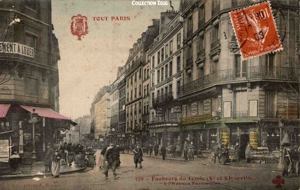 579 - Faubourg du Temple à l'Avenue Parmentier