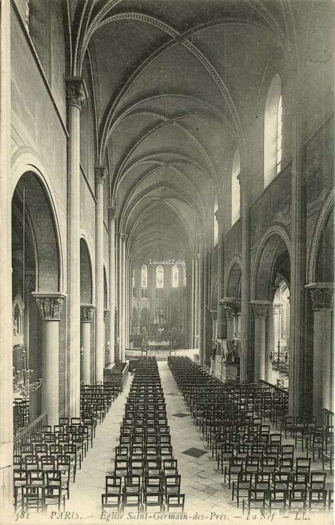 581 - PARIS - Eglise Saint-Germain-des-Prés - La Nef