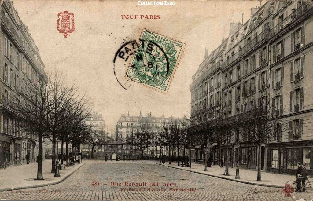 581 - Rue Renault prise de l'Avenue Parmentier