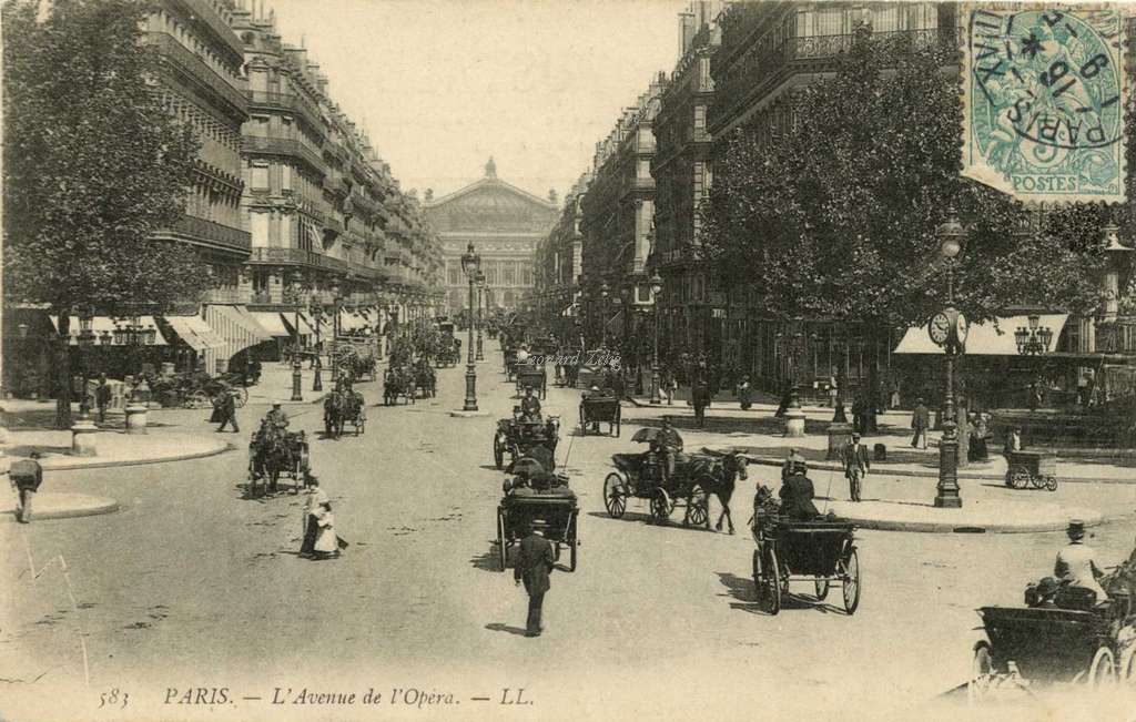 583 - PARIS - L'Avenue de l'Opéra