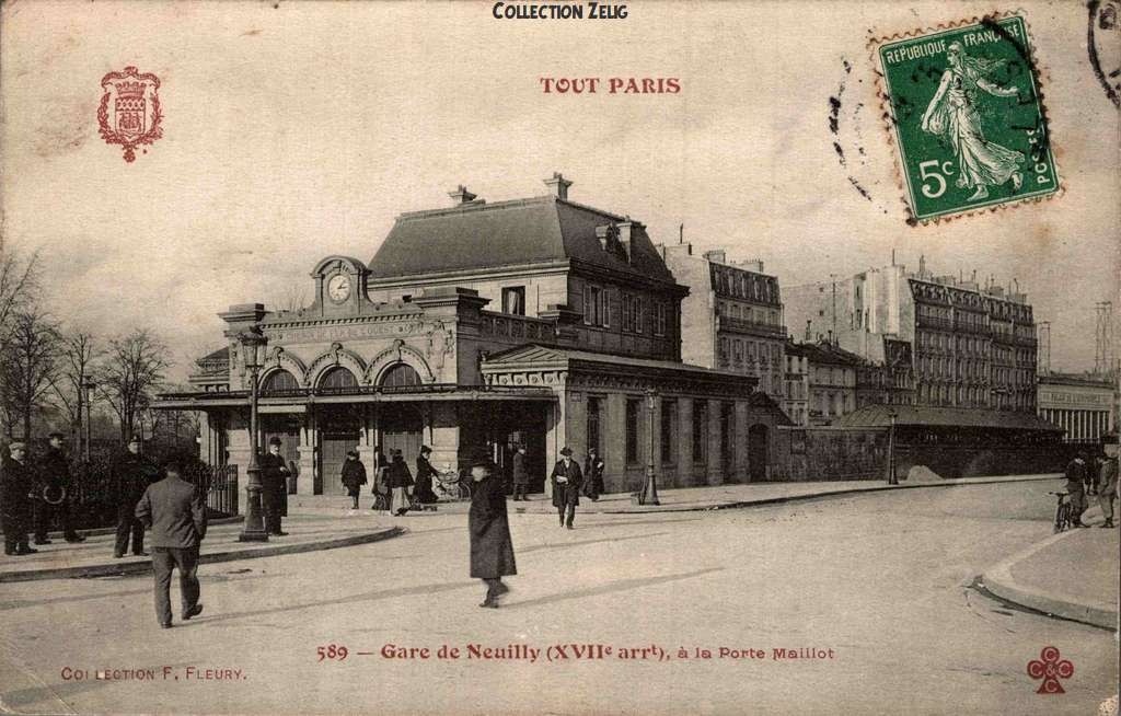 589 - Gare de Reuilly à la Porte Maillot