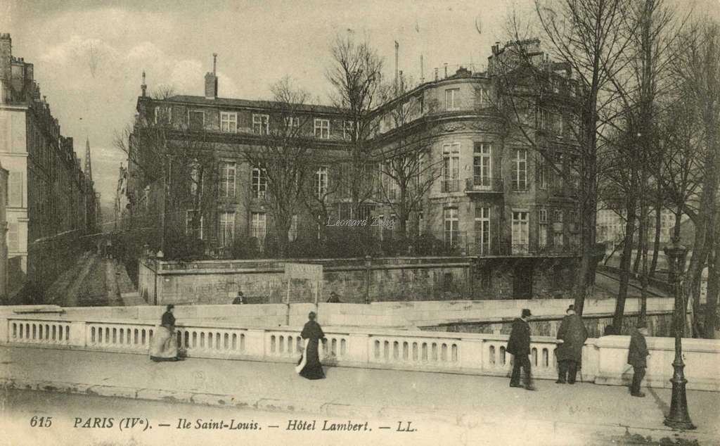 615 - PARIS - Ile Saint-Louis - Hôtel Lambert
